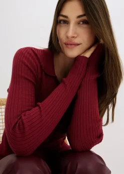 Pull doux en fine maille, viscose majoritaire