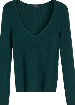 Pull doux en fine maille de viscose majoritaire