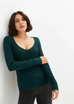 Pull doux en fine maille de viscose majoritaire