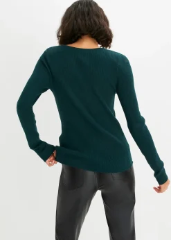 Pull doux en fine maille de viscose majoritaire