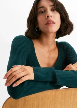 Pull doux en fine maille de viscose majoritaire