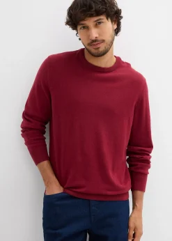 Pull doux en fine maille de coton majoritaire