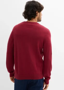 Pull doux en fine maille de coton majoritaire