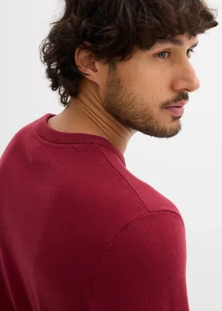 Pull doux en fine maille de coton majoritaire