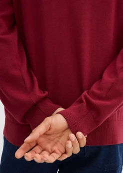 Pull doux en fine maille de coton majoritaire