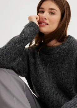 Pull doux en grosse maille