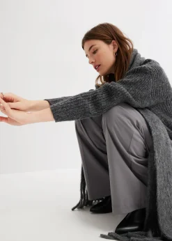 Pull doux en grosse maille