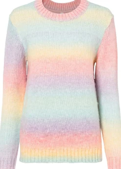 Pull doux en grosse maille contenant de la laine