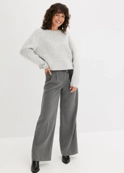 Pull doux en grosse maille