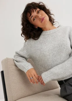 Pull doux en grosse maille