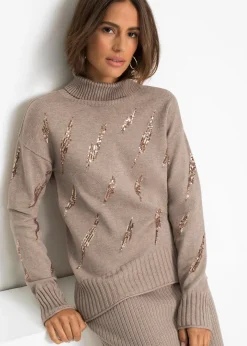 Pull doux et oversize en viscose majoritaire