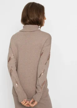 Pull doux et oversize en viscose majoritaire