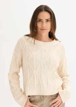 Pull en coton mélangé