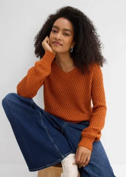 Pull en coton mélangé