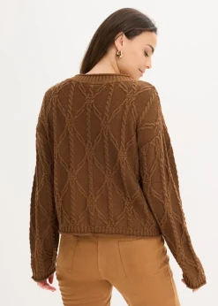 Pull en coton mélangé