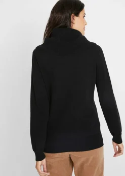 Pull en fine maille à col boule