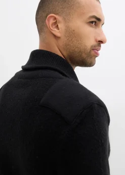 Pull en fine maille à col châle