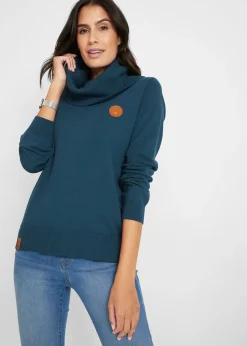 Pull en fine maille à col boule