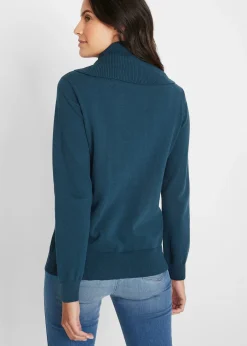 Pull en fine maille à col boule