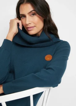 Pull en fine maille à col boule