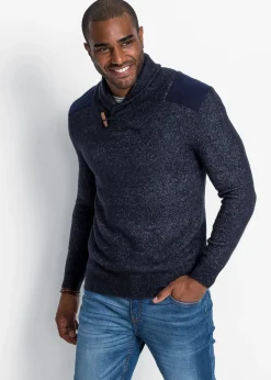 Pull en fine maille à col châle