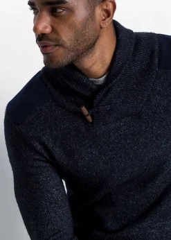 Pull en fine maille à col châle