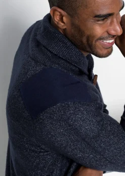 Pull en fine maille à col châle