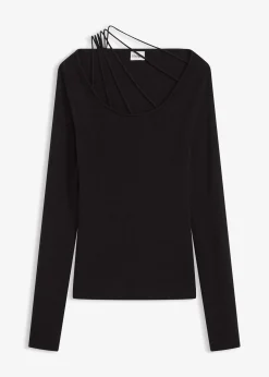 Pull en fine maille à décolleté plongeant