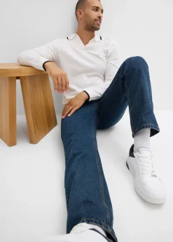 Pull en fine maille à détails contrastants