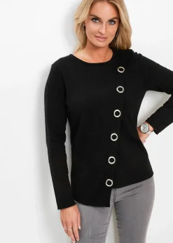 Pull en fine maille à rivets