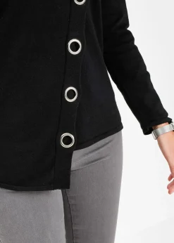 Pull en fine maille à rivets