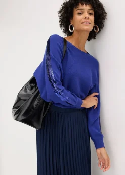 Pull en fine maille à sequins