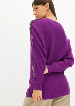 Pull en fine maille à sequins