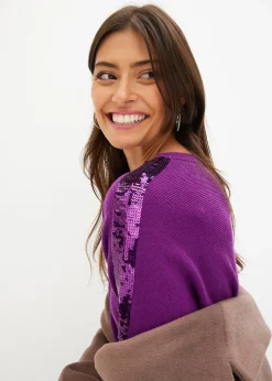 Pull en fine maille à sequins