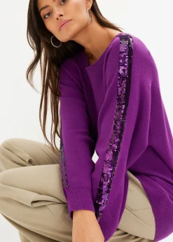 Pull en fine maille à sequins