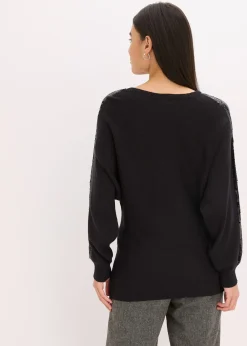 Pull en fine maille à sequins