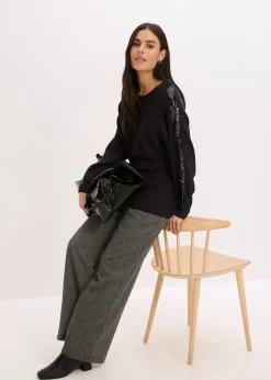 Pull en fine maille à sequins