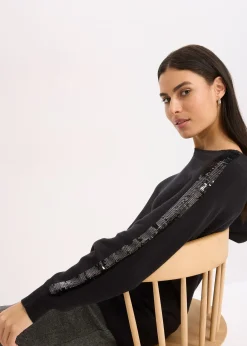 Pull en fine maille à sequins