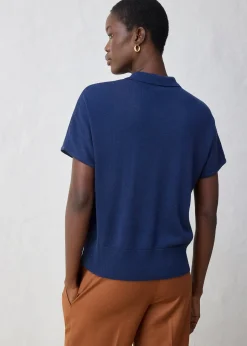 Pull en fine maille avec col polo