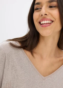 Pull en fine maille avec strass