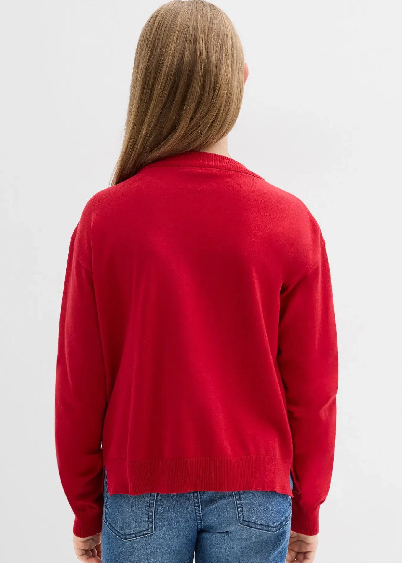 Pull en fine maille avec détail nœud