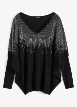 Pull en fine maille avec strass
