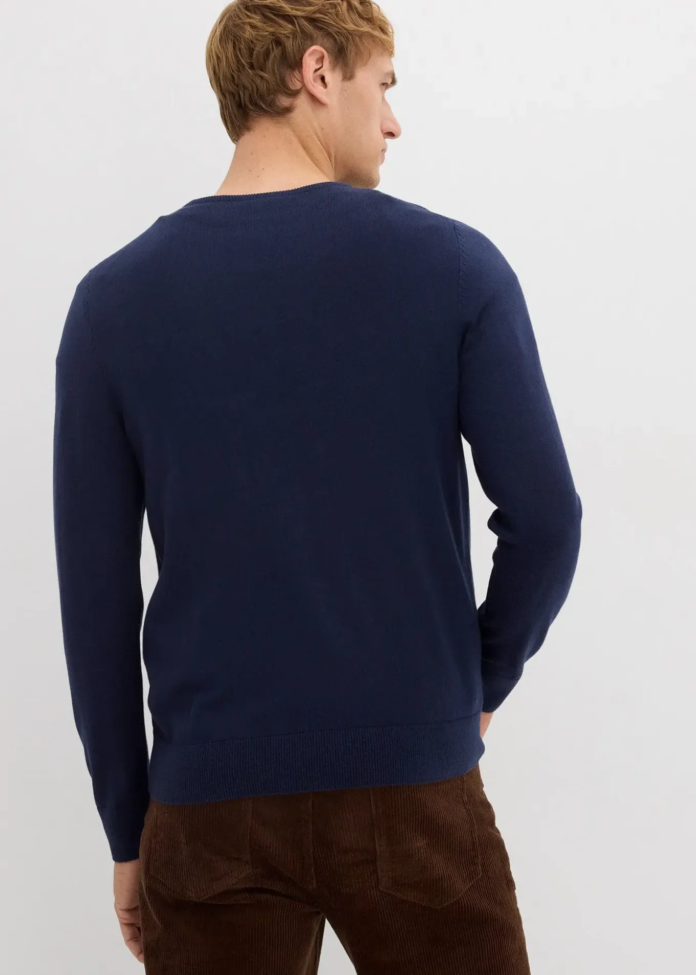 Pull en fine maille avec laine mérinos