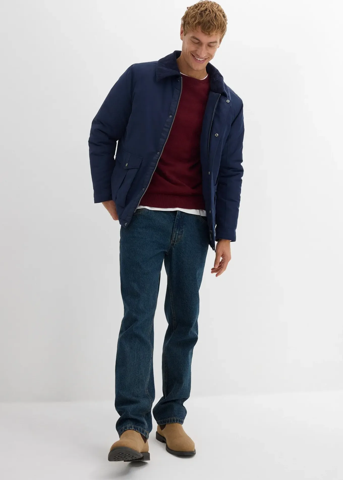 Pull en fine maille avec laine mérinos