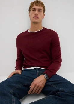 Pull en fine maille avec laine mérinos