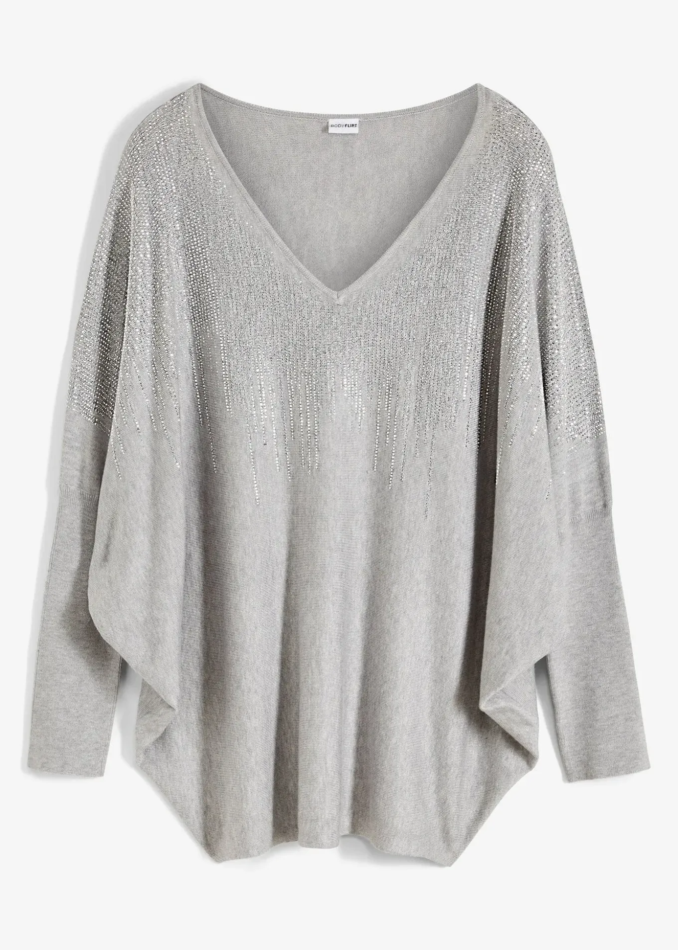 Pull en fine maille avec strass