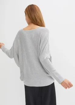 Pull en fine maille avec strass