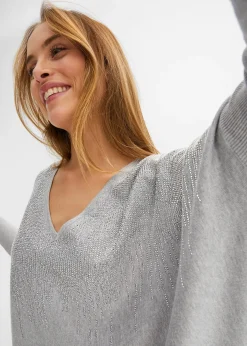 Pull en fine maille avec strass