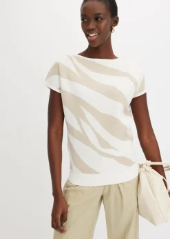 Pull en fine maille avec fil brillant