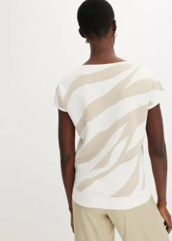 Pull en fine maille avec fil brillant